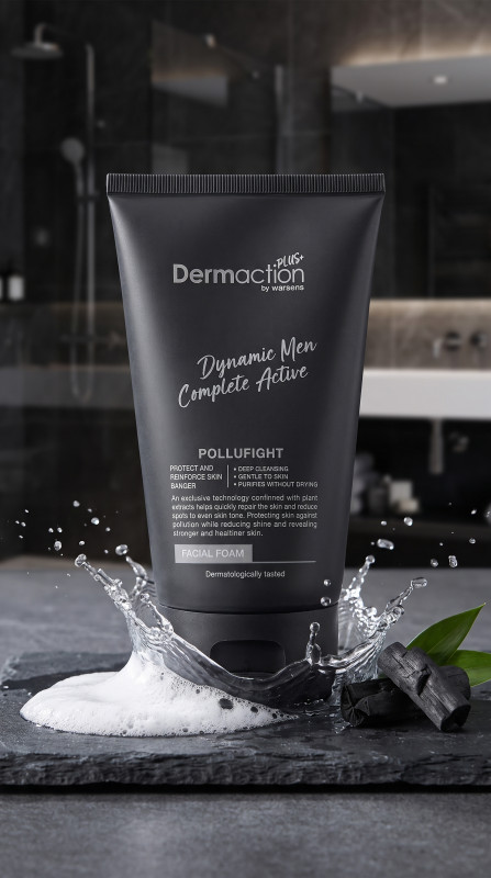Dermaction Plus by Watsons Dynamic Men Complete Active Pollufight Facial Foam for Men